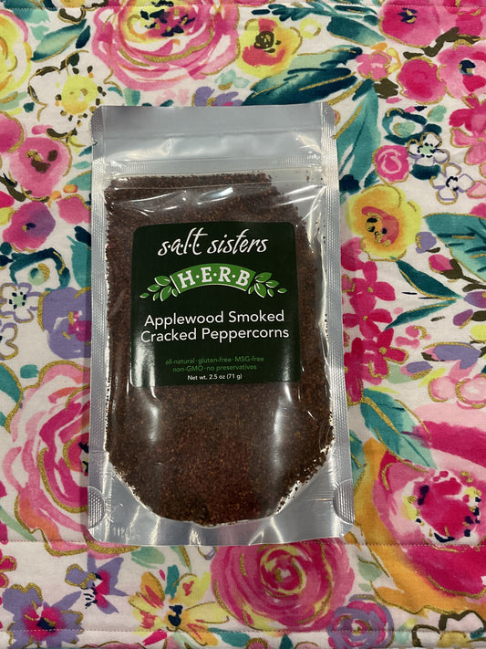 S.a.l.t. Sisters applewood smoked cracked peppercorns