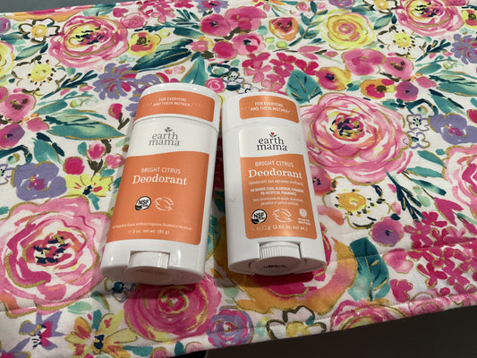 Earth Mama bright citrus deodorant