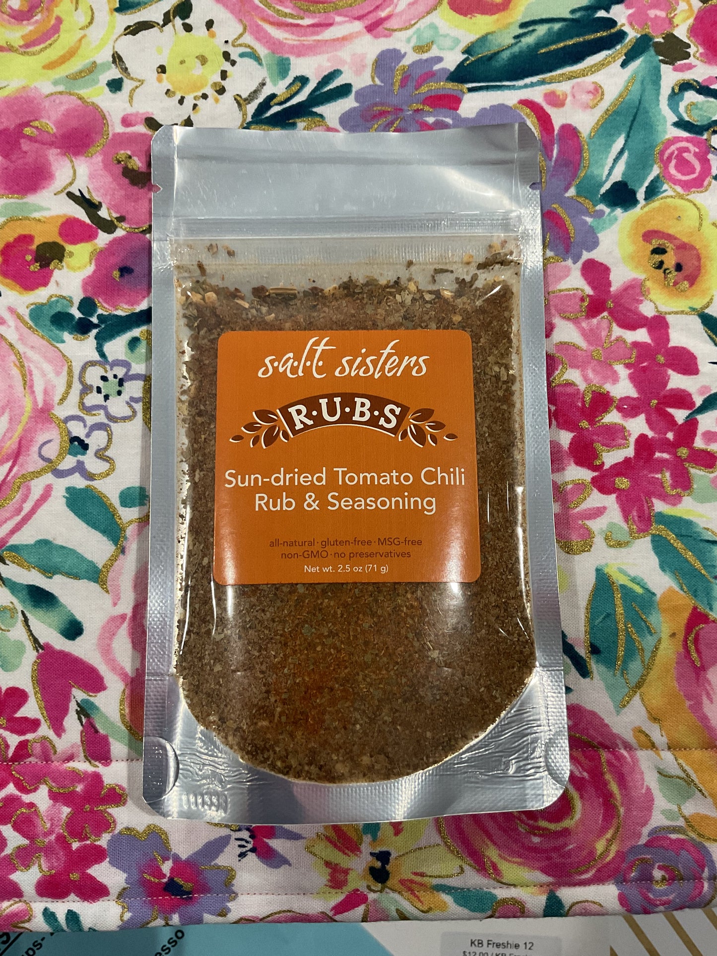 S.a.l.t. Sisters sun-dried tomato chili rub & seasoning