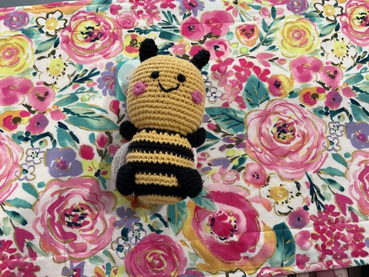 Bee rattle yellow