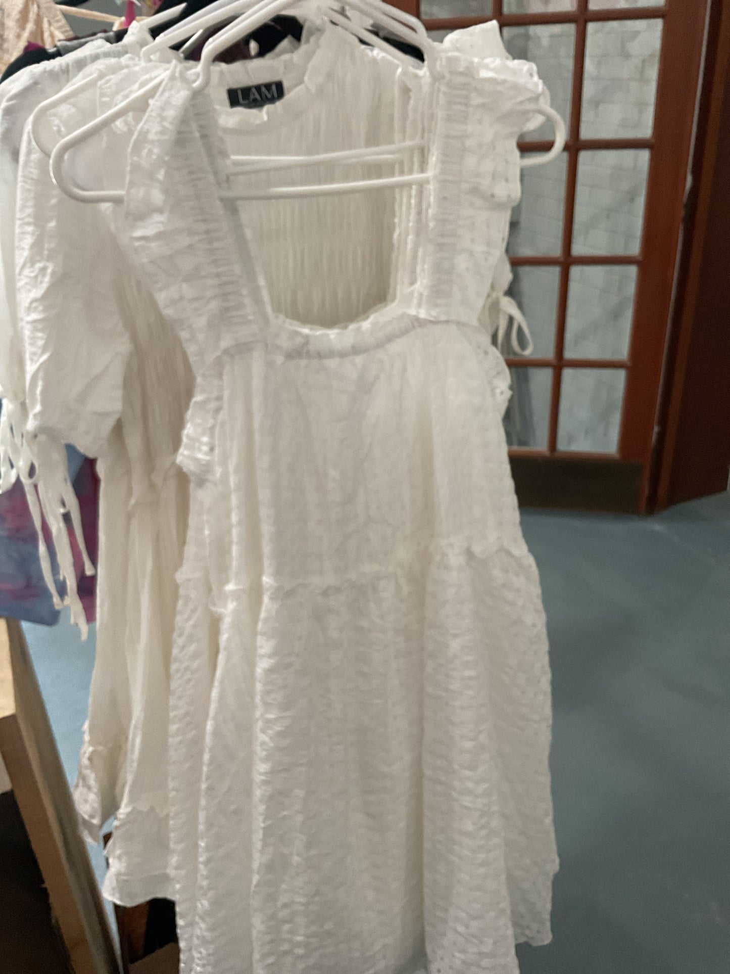 Ivory meadow dress