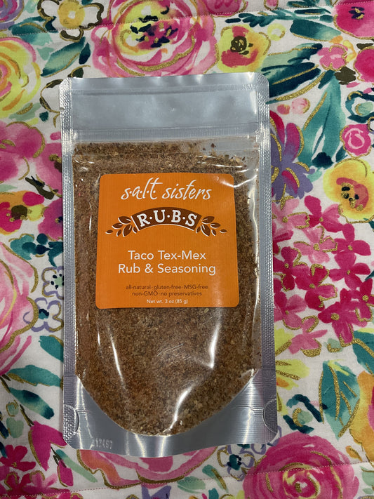 S.a.l.t. Sisters taco Tex-mex rub & seasoning