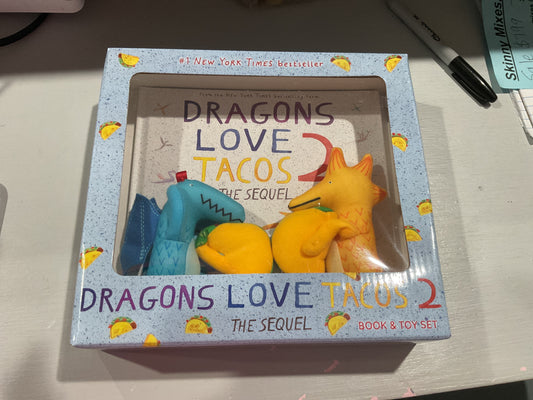 Book and toy set dragons love tacos 2