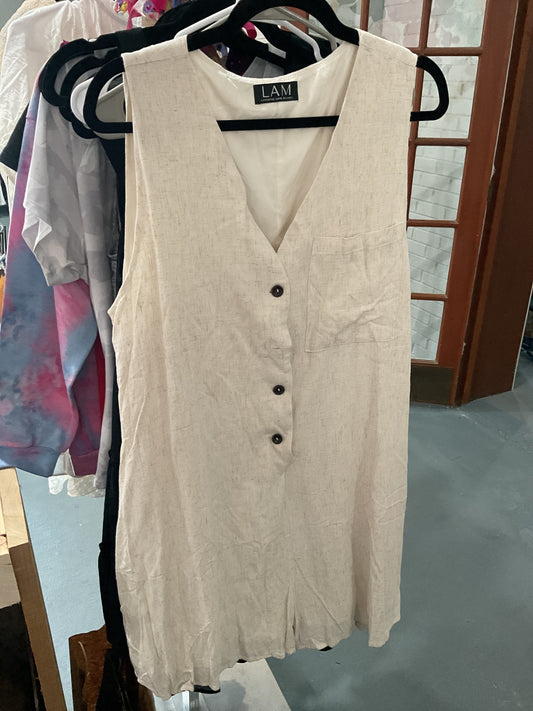 Linen luxe romper