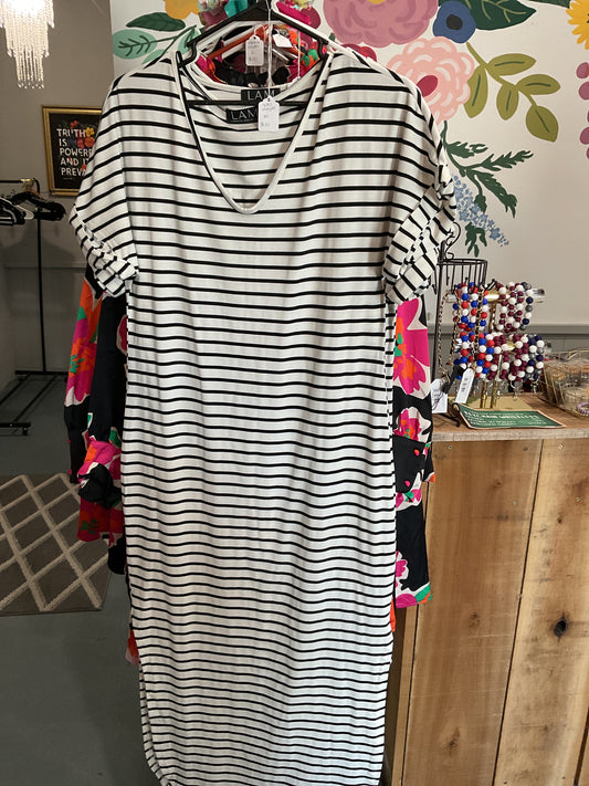 Opal striped dress