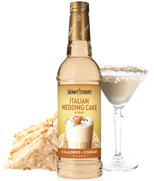 Jordan’s Skinny Syrup Italian wedding cake